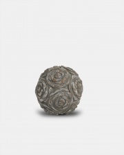 Decorative Carved Wooden Ball Small by The Vintage Garden Room